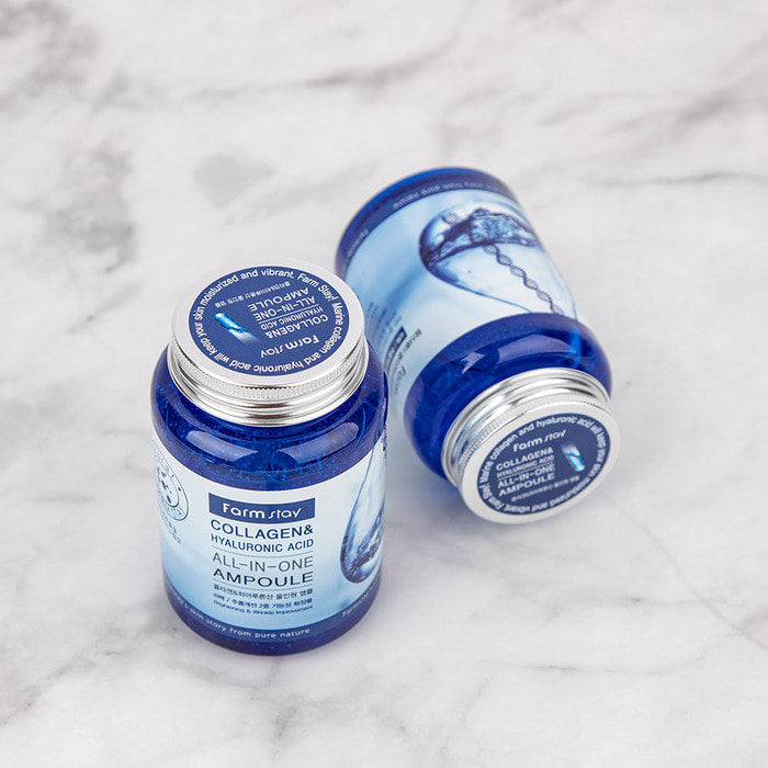Farmstay Collagen & Hyaluronic Acid seerumi tekstuur mikrokapslitega