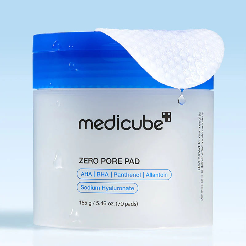 Medicube Zero Pore Pad 2.0 kahepoolse padja tekstuur