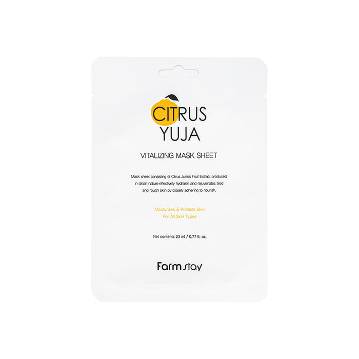 Farmstay Citrus Yuja Vitalizing kangasmaski pakend