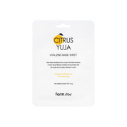 Farmstay Citrus Yuja Vitalizing Mask Sheet sära andev kangasmask, 23ml