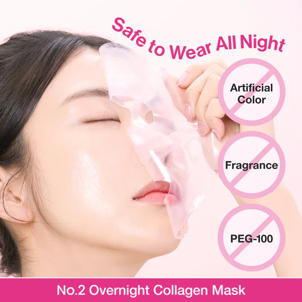 Укрепляющая тканевая маска Numbuzin No. 2 Rose PDRN Collagen Plumping Sheet Mask, 33 мл