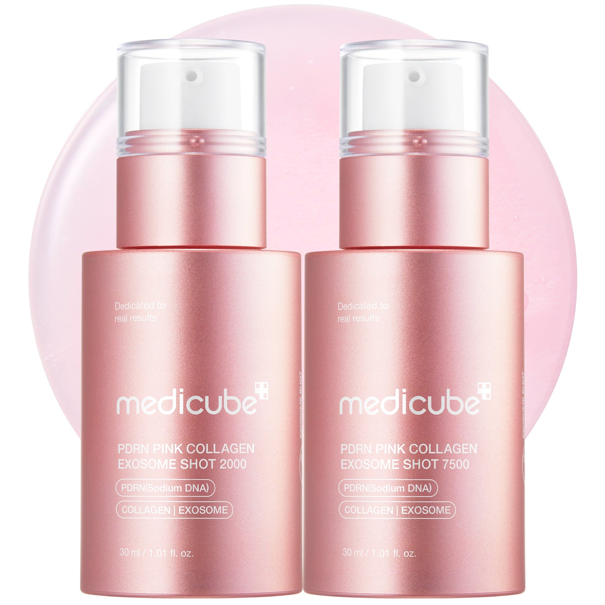 Medicube PDRN Pink Collagen Exosome Shot – mikronõel-efektiga seerum