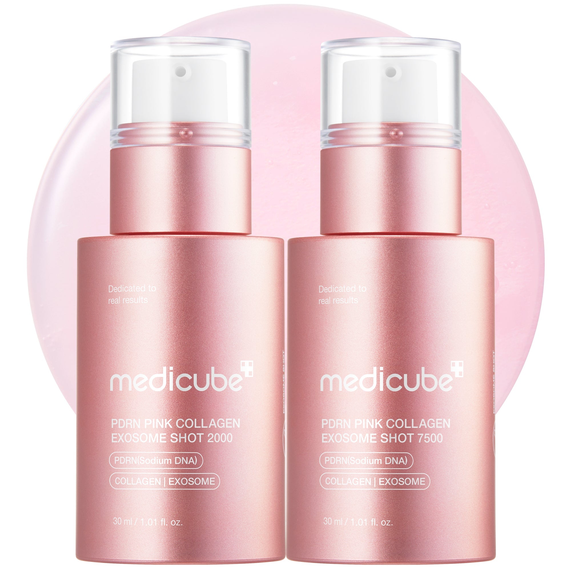 Medicube PDRN Pink Collagen Exosome Shot – mikronõel-efektiga seerum