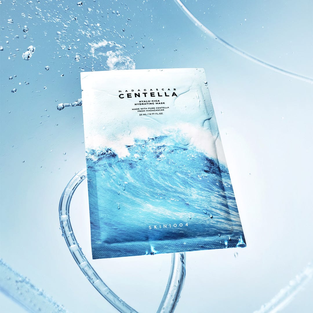 Skin1004 Hyalu-Cica Hydrating Mask vesine taust