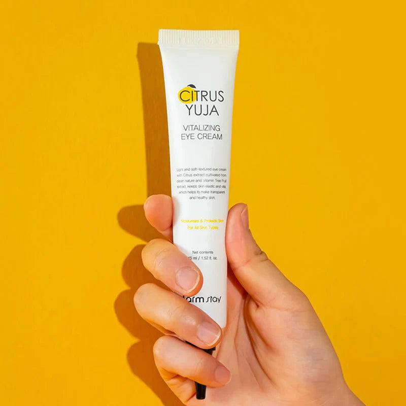 Farmstay Citrus Yuja Vitalizing Eye Cream silmakreem yuzu ekstraktiga, 45ml