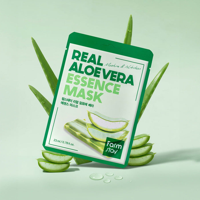 Farmstay Real Aloe Vera kangasmaski pakendi detailid