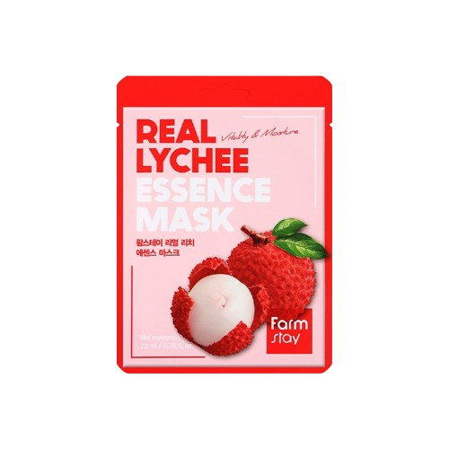 Farmstay Real Lychee Essence Mask kangasmask, 23ml
