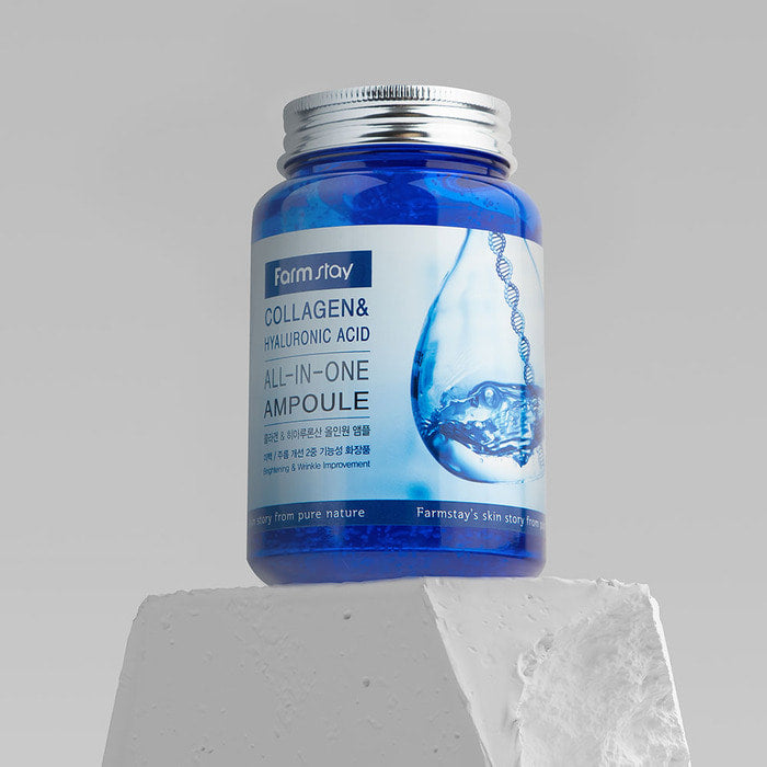 Farmstay Collagen & Hyaluronic Acid seerumi pealekandmine spaatliga
