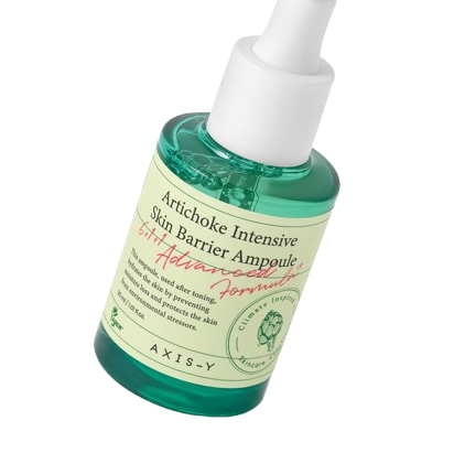 Axis-Y Vegan Artichoke Intensive Skin Barrier Ampoule artišoki ekstraktiga seerum, 30ml