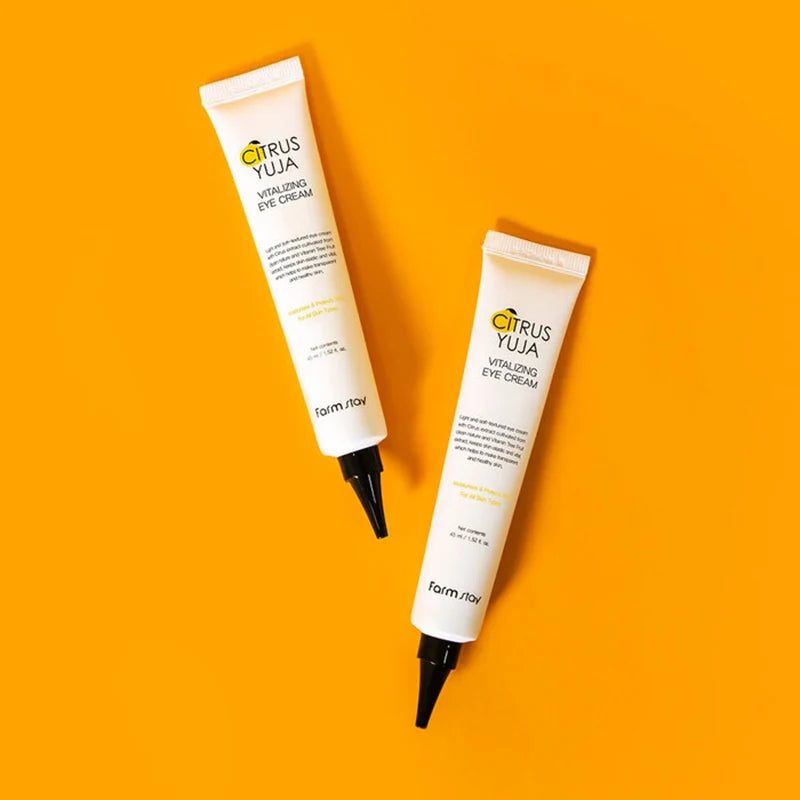 Farmstay Citrus Yuja Vitalizing Eye Cream silmakreem yuzu ekstraktiga, 45ml