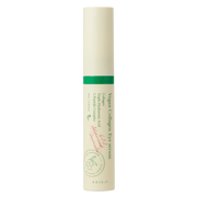 Vegan Collagen Eye serum bottle with green label on a white background