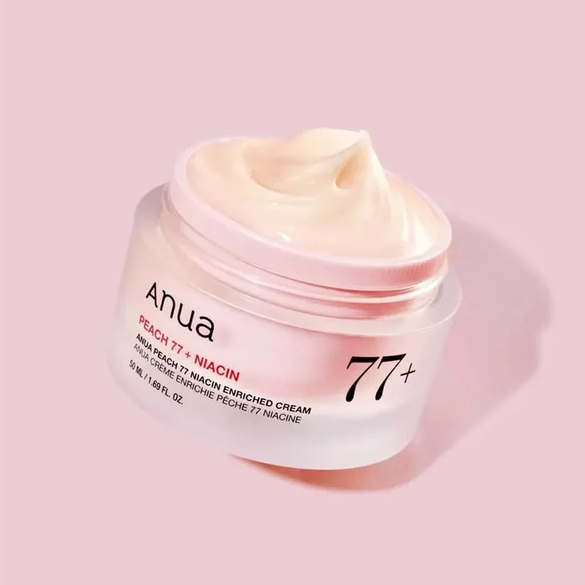 Anua Peach 77% Niacin Enriched Cream - niisutav ja kirgastav näokreem 50ml