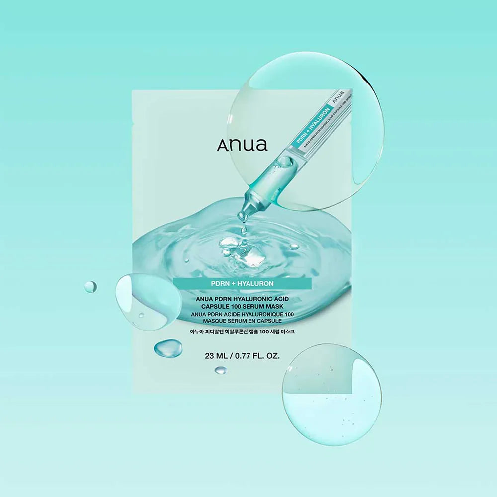 Anua PDRN + Hyaluron Serum Hydrogel Mask - niisutav kangasmask