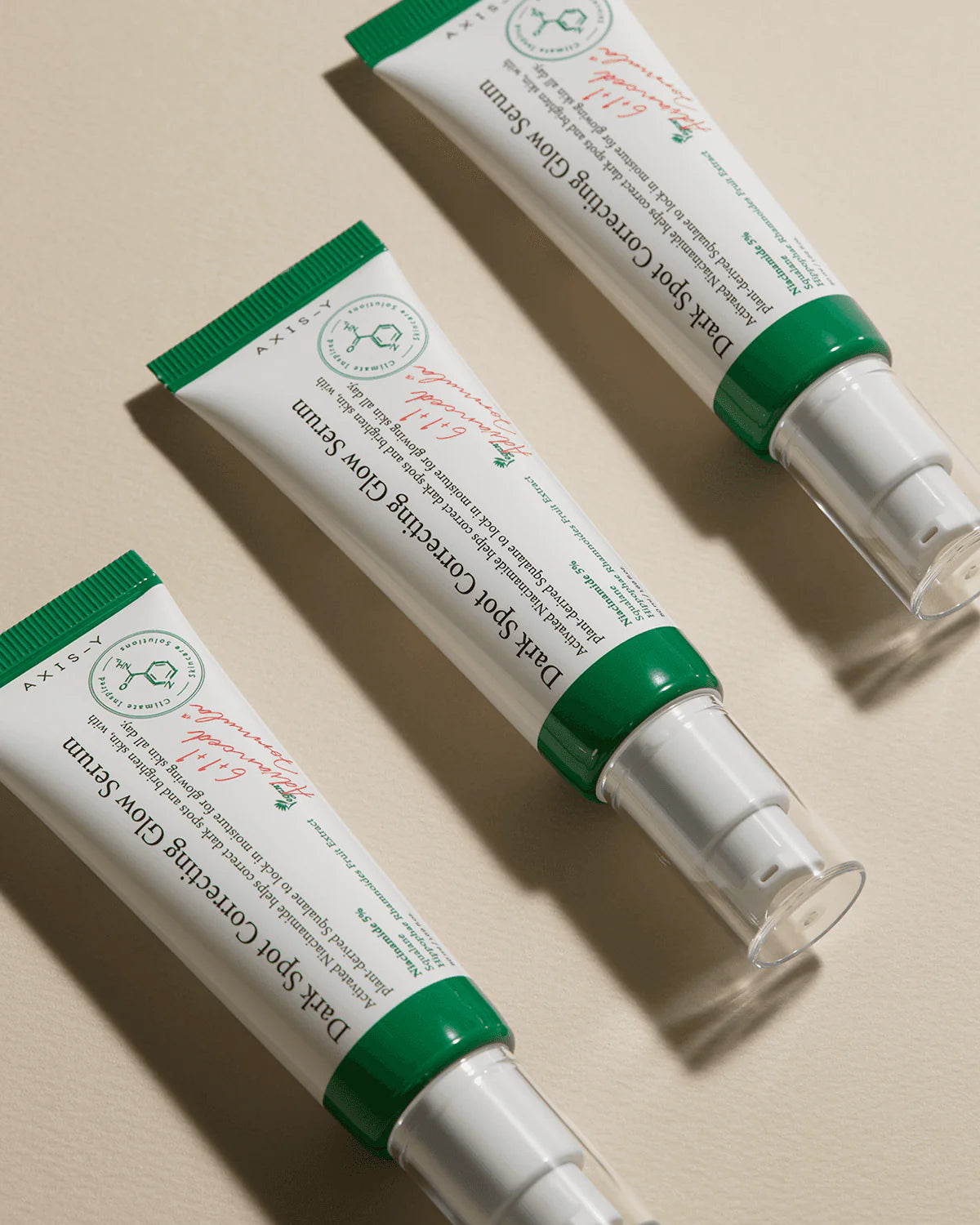 Axis-Y Dark Spot Correcting Glow seerumi toime nahale