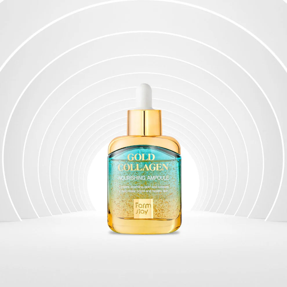 Farmstay Gold Collagen seerumi pealekandmine näole