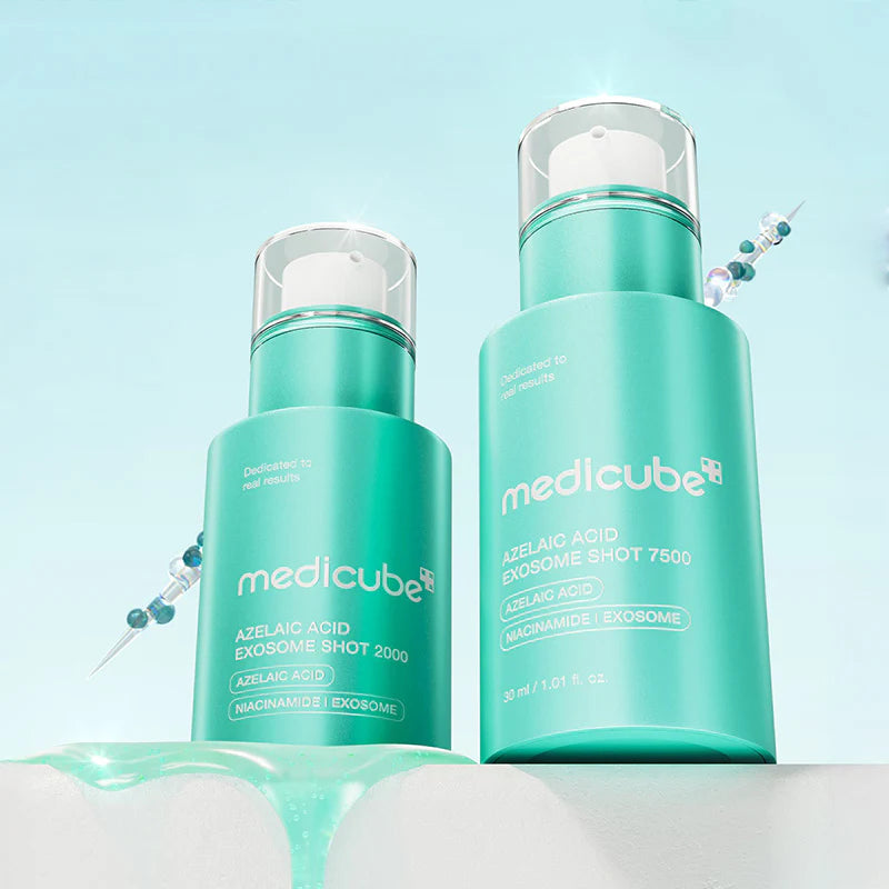 Medicube Azelaic Acid Exosome Shot 7500 – punetust ja tekstuuri ühtlustav seerum, 30ml