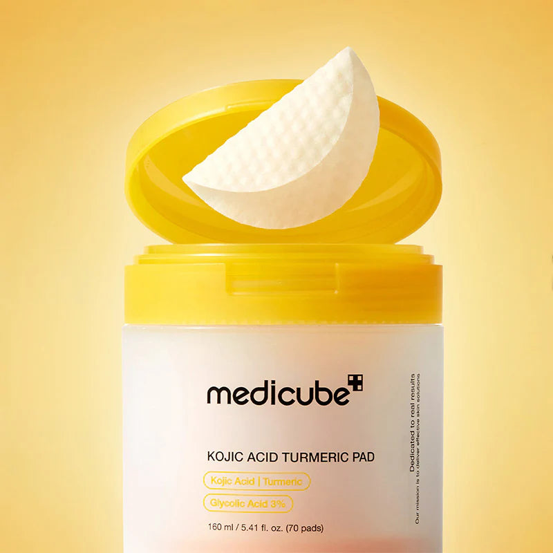 Medicube Kojic Acid Turmeric Toner Pad – toonikupadjad pigmendilaikudele 70tk
