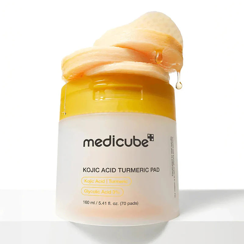 Medicube Kojic Acid Turmeric Toner Pad – toonikupadjad pigmendilaikudele 70tk