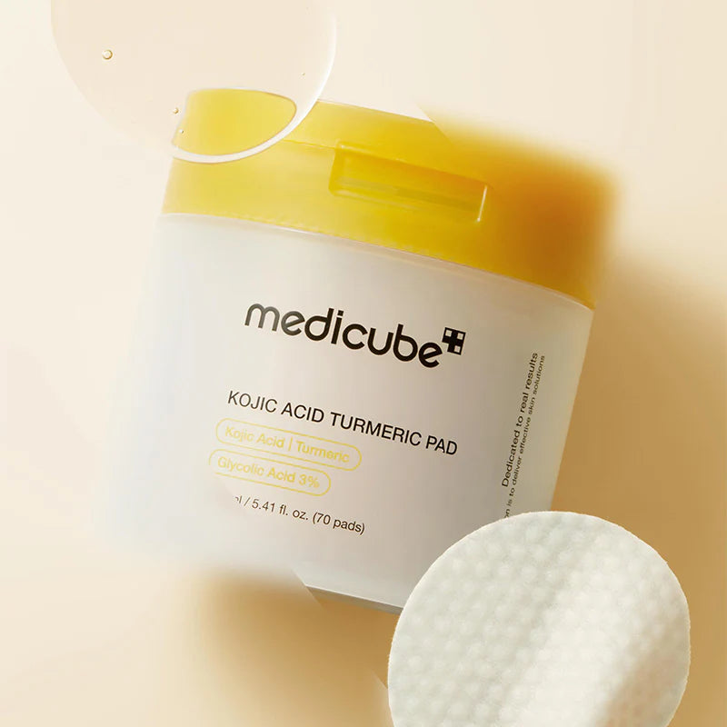 Medicube Kojic Acid Turmeric Toner Pad – toonikupadjad pigmendilaikudele 70tk