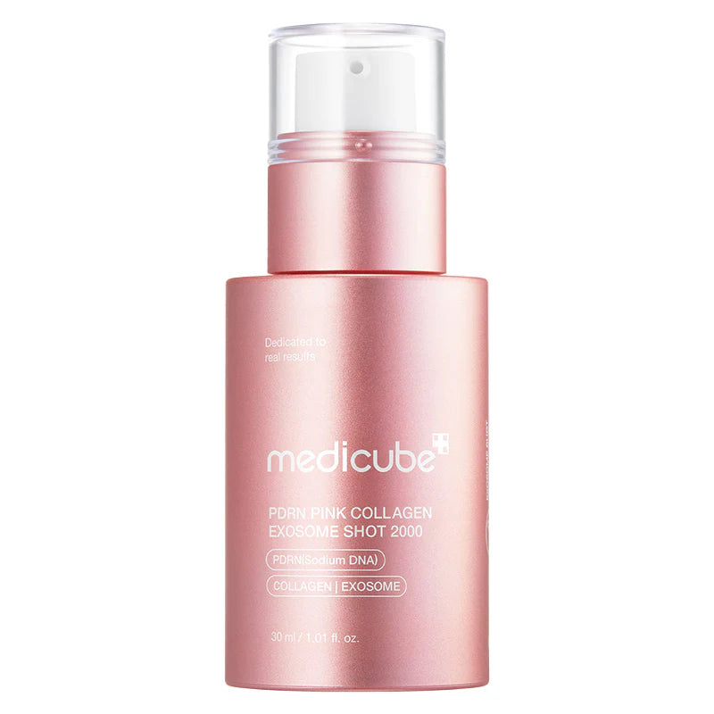 Medicube PDRN Pink Collagen Exosome Shot Ampoule 2000 – mikronõel-efektiga seerum, 30ml