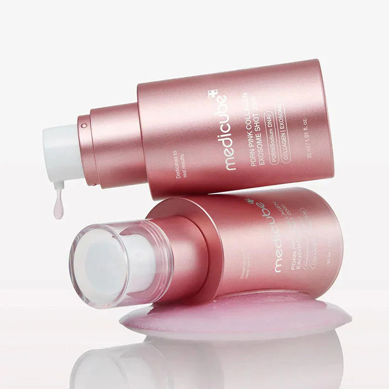 Medicube PDRN Pink Collagen Exosome Shot Ampoule 2000 – mikronõel-efektiga seerum, 30ml