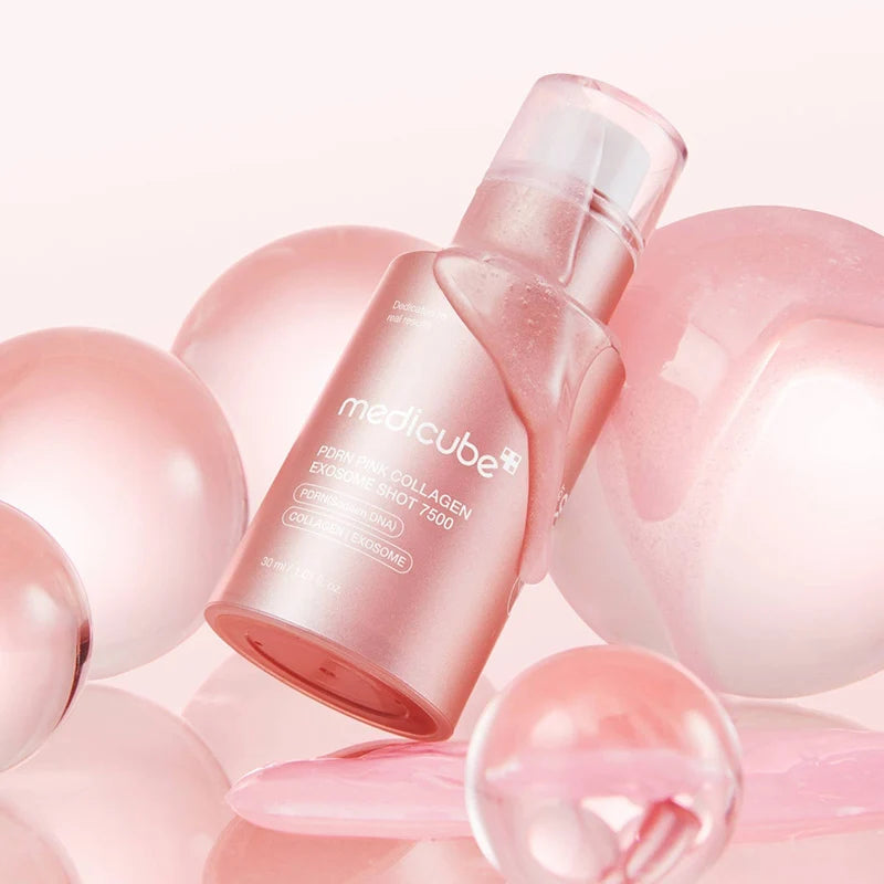 Medicube PDRN Pink Collagen Exosome Shot Serum 7500 – nahka uuendav seerum, 30ml
