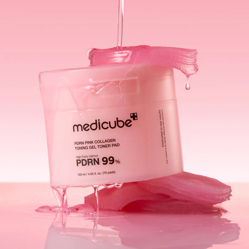 Medicube PDRN Pink Collagen toonikupatjade koostisosad