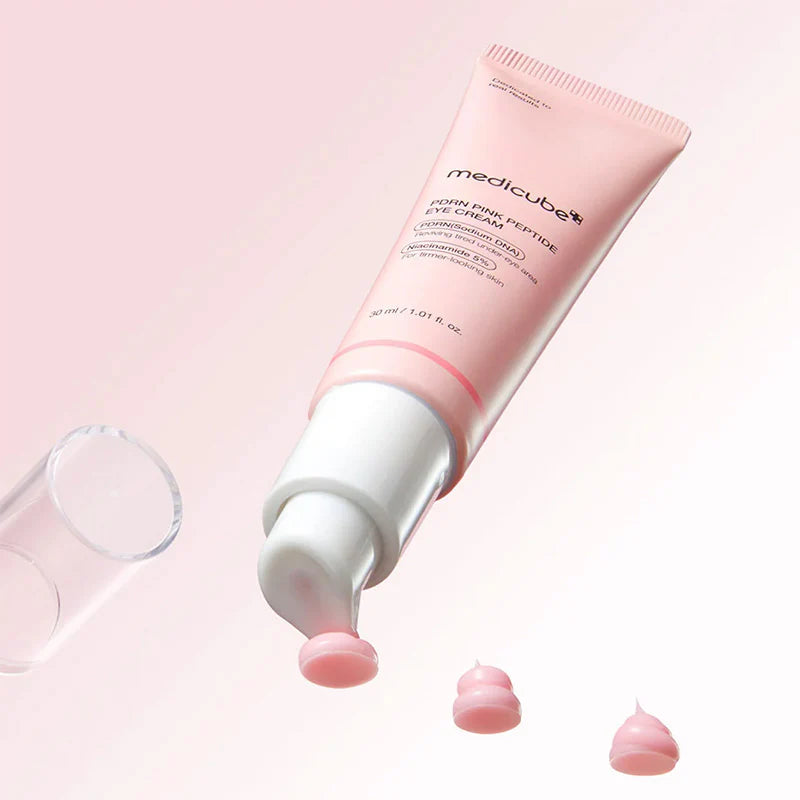 Medicube PDRN Pink Peptide silmakreemi vananemisvastane toime