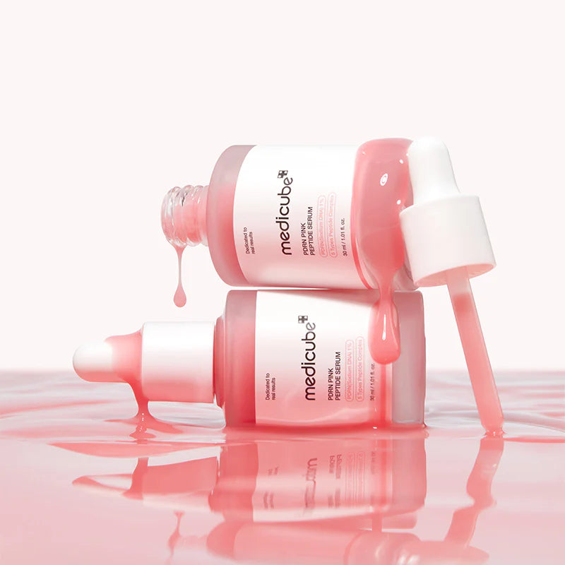 Medicube PDRN Pink Peptide Glow seerumi tekstuur