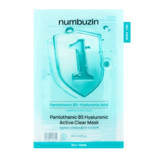 Numbuzin No. 1 Pantothenic B5 Hyaluronic Active Clear Mask sheet mask