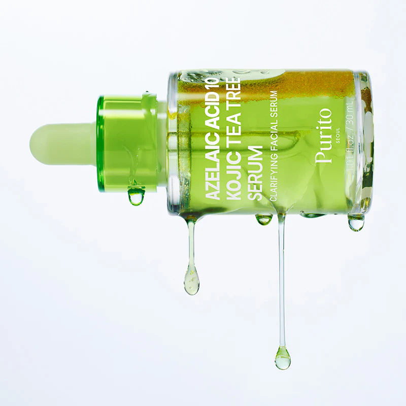 Purito Azelaic Acid 10 Kojic Tea Tree Serum  aselaiin- ja koijhappe ning teepuuõliga seerum, 30ml