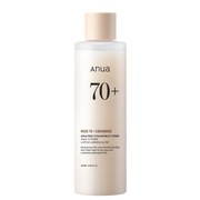 anua rice 70 glow milky toner 250ml läbipaistev taust
