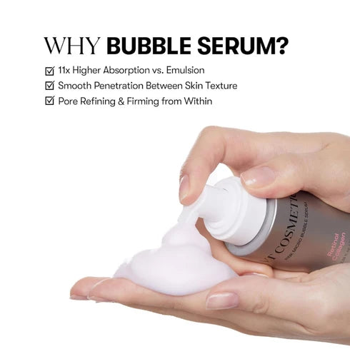 VT Cosmetics Retinol Collagen Pink Micro Bubble Serum - pinguldav kollageeniseerum retinooliga 70ml