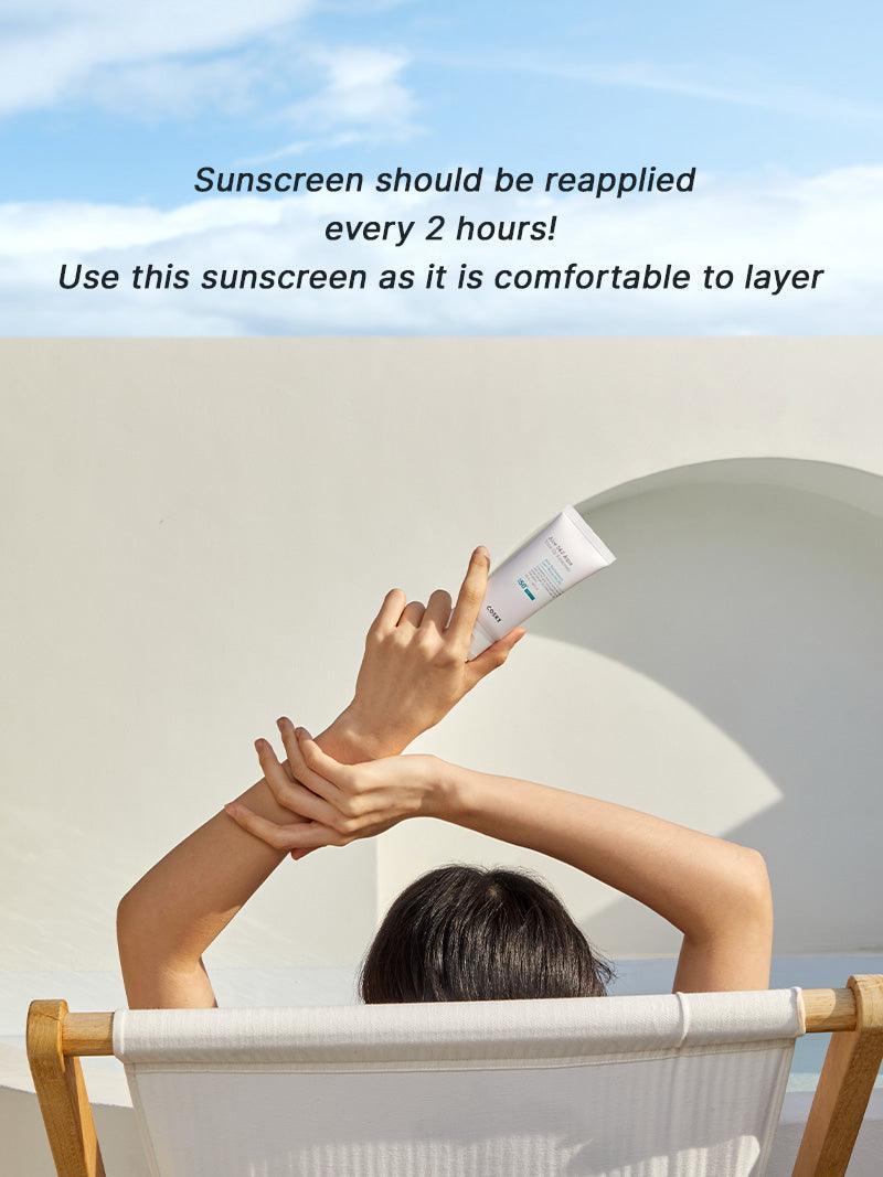 Cosrx Aloe 54.2 Aqua Tone-up Sunscreen SPF 50+ PA++++ - tooniv ja niisutav päikesekaitsekreem aaloega, 50ml