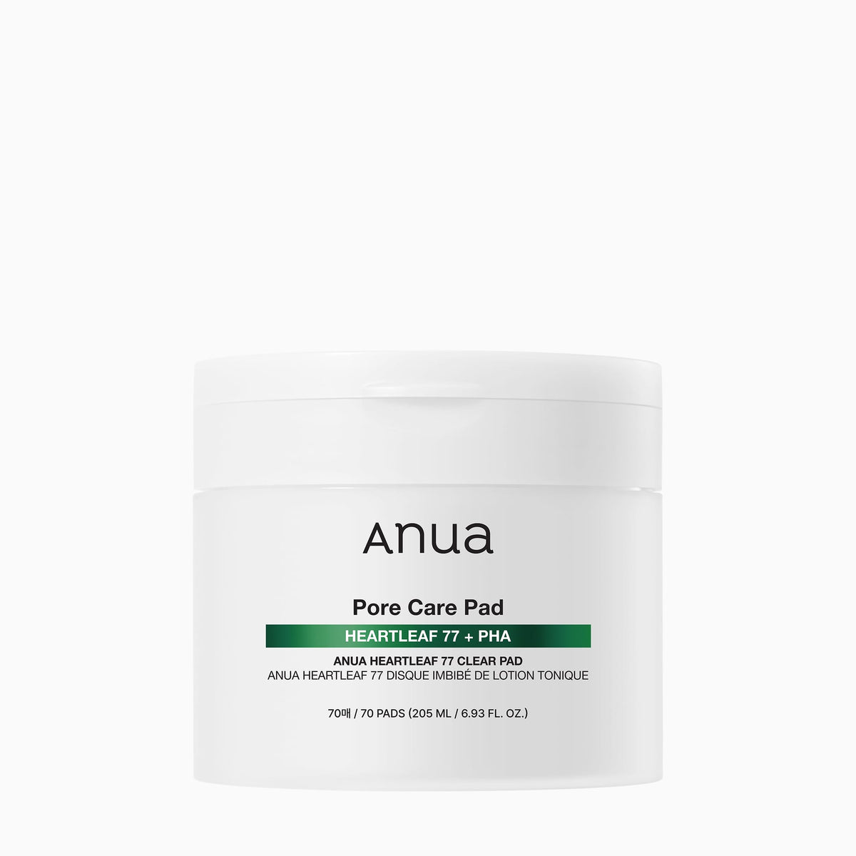 Anua Heartleaf 77 Clear Pad - exfoliating soothing toner pads 70pcs / 160ml