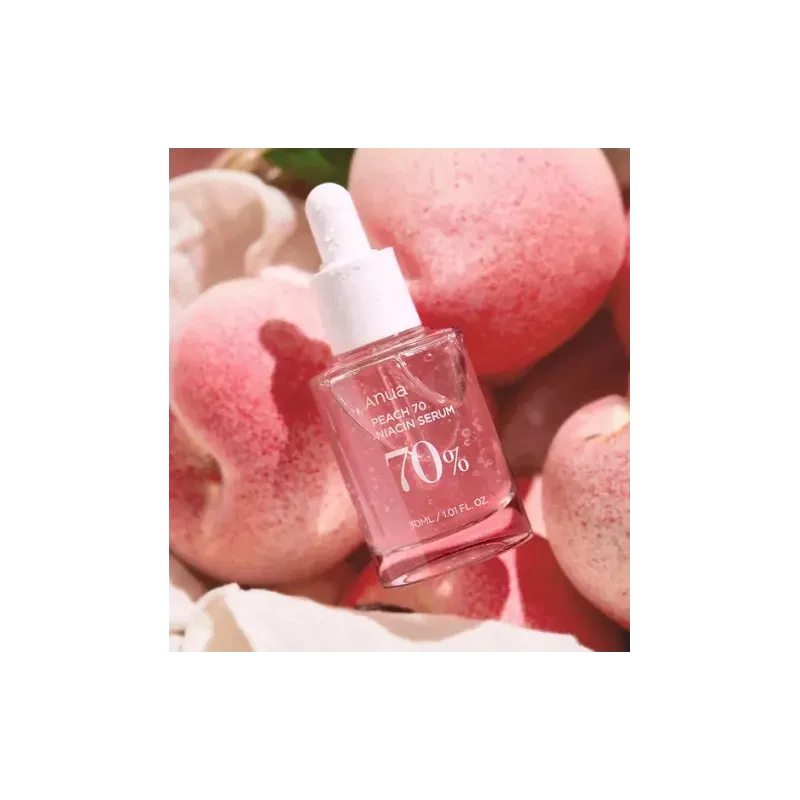 Anua Peach 70% Niacin Serum - näoseerum särava jume saavutamiseks 30ml