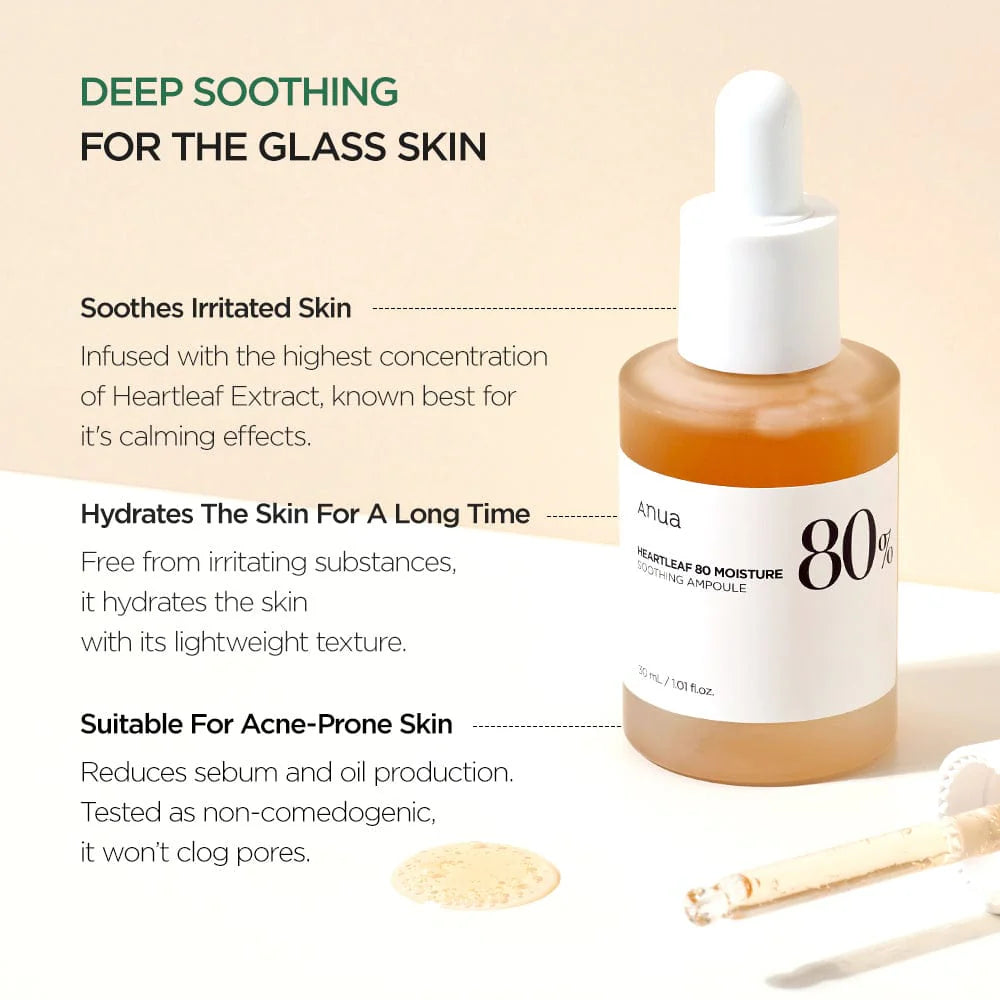 Anua Heartleaf 80% ampulli pakend