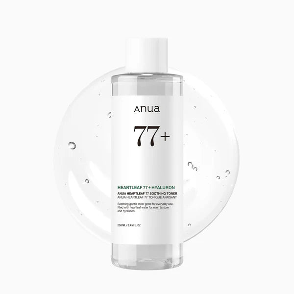 Anua Heartleaf 77% Soothing Toner - puhastav ja rahustav toonik nahabarjääri taastamiseks 250ml