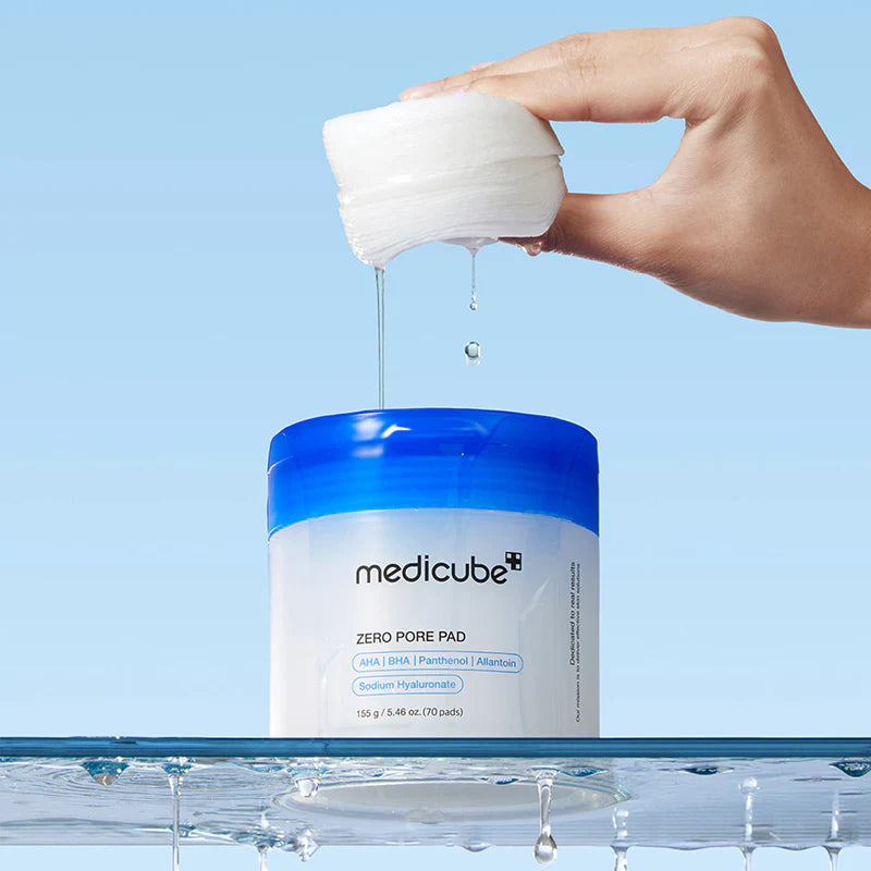 Medicube Zero Pore Pad 2.0 toonikupadi lähivaates
