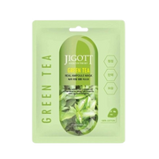 Jigott Green Tea Real Ampoule Mask kangasmask rohelise teega, 27ml