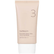 numbuZIN tone up suncream on a white background
