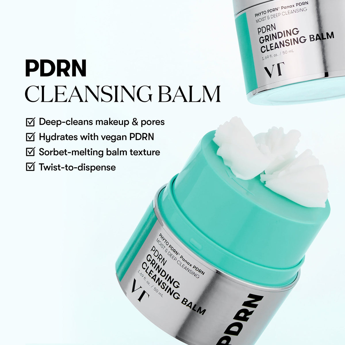 VT Cosmetics PDRN Grinding Cleansing Balm - очищающий бальзам с PDRN 50мл