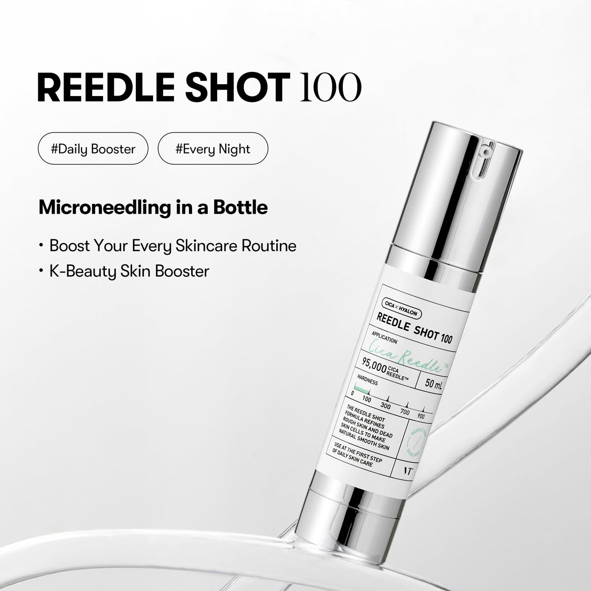 VT Cosmetics Reedle Shot 100 - mikronõeltega seerum igapäevaseks kasutamiseks 50ml