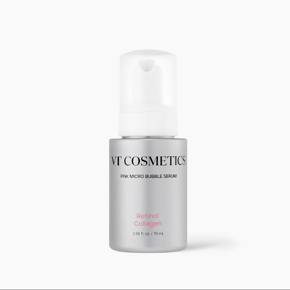 VT Cosmetics Retinol Collagen Pink Micro Bubble Serum - pinguldav kollageeniseerum retinooliga 70ml